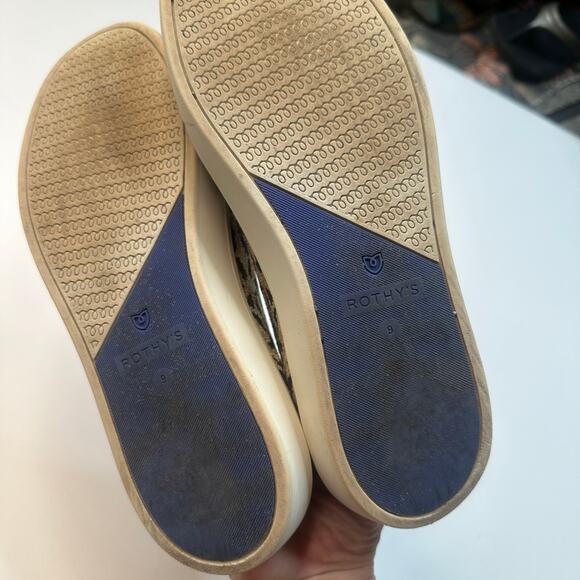 Rothy's Leopard Camo Cat Slip Ons - Picture 6 of 7